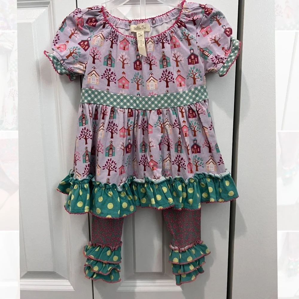 Matilda Jane - Fall 16’ Top & Flutter Leggings 2t - Picture 1 of 12
